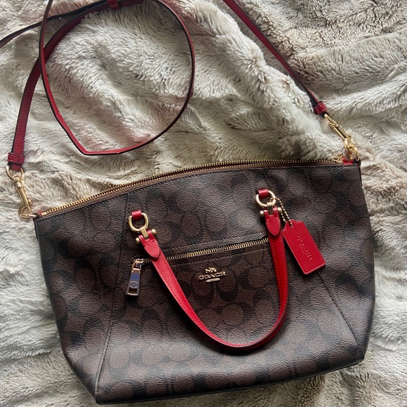 Coach Bags Coach Prairie Satchel In Signature Canvas Poshmark